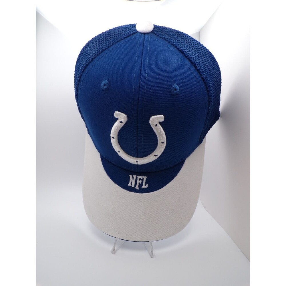 Indianapolis Colts Blue White Trucker Snapback Hat